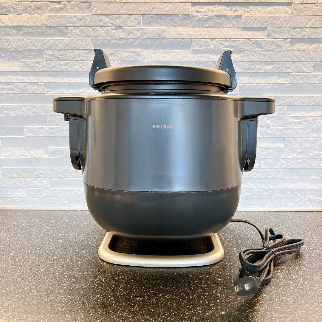 【美品】アイリスオーヤマ シェフドラム 自動かくはん式調理機 2024年製