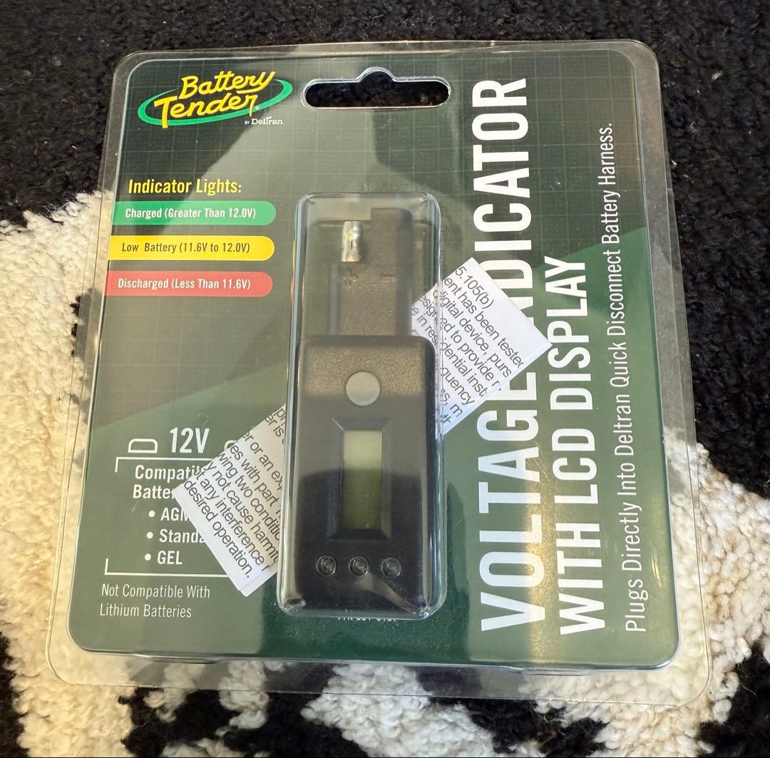 Battery Tender 5A バッテリーチャージャー&電圧インジケーター