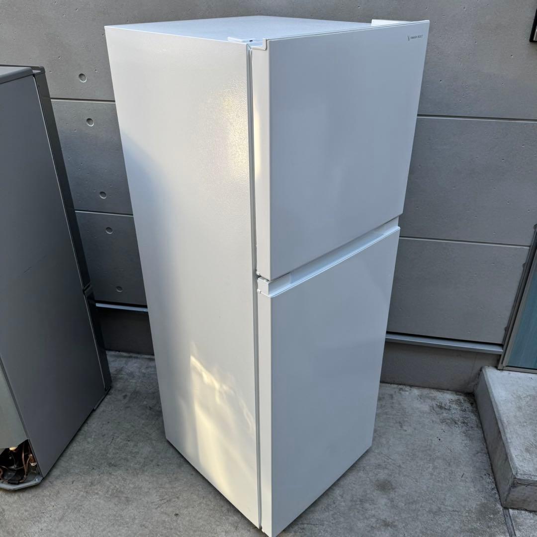 138⭐️2022年製★ヤマダ電機　冷蔵庫　大型　2ドア　ホワイト　一人暮らし