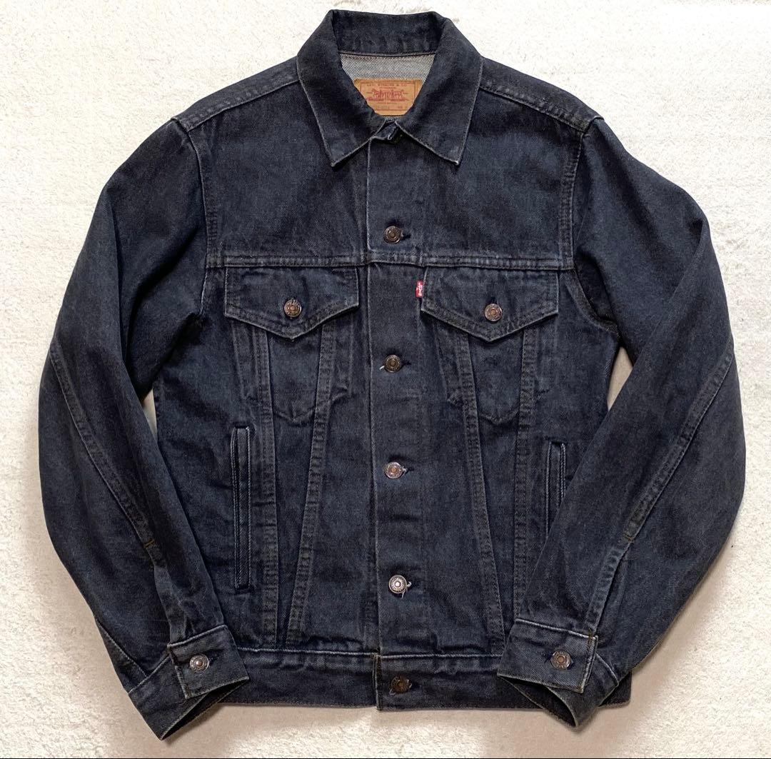 80's Levi's 70506 ブラック デニムジャケット USA製 36R