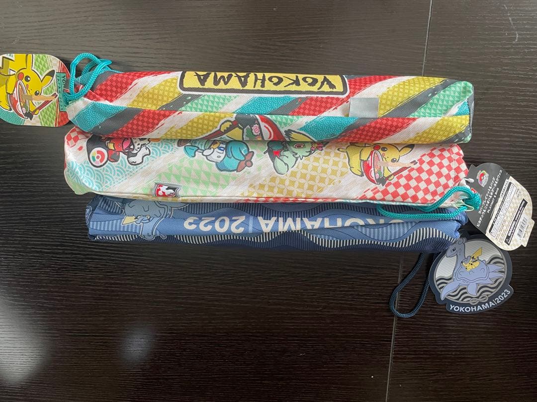 ラバープレイマット＆バッグ ピカチュウ WCS2023 ヨコハマ