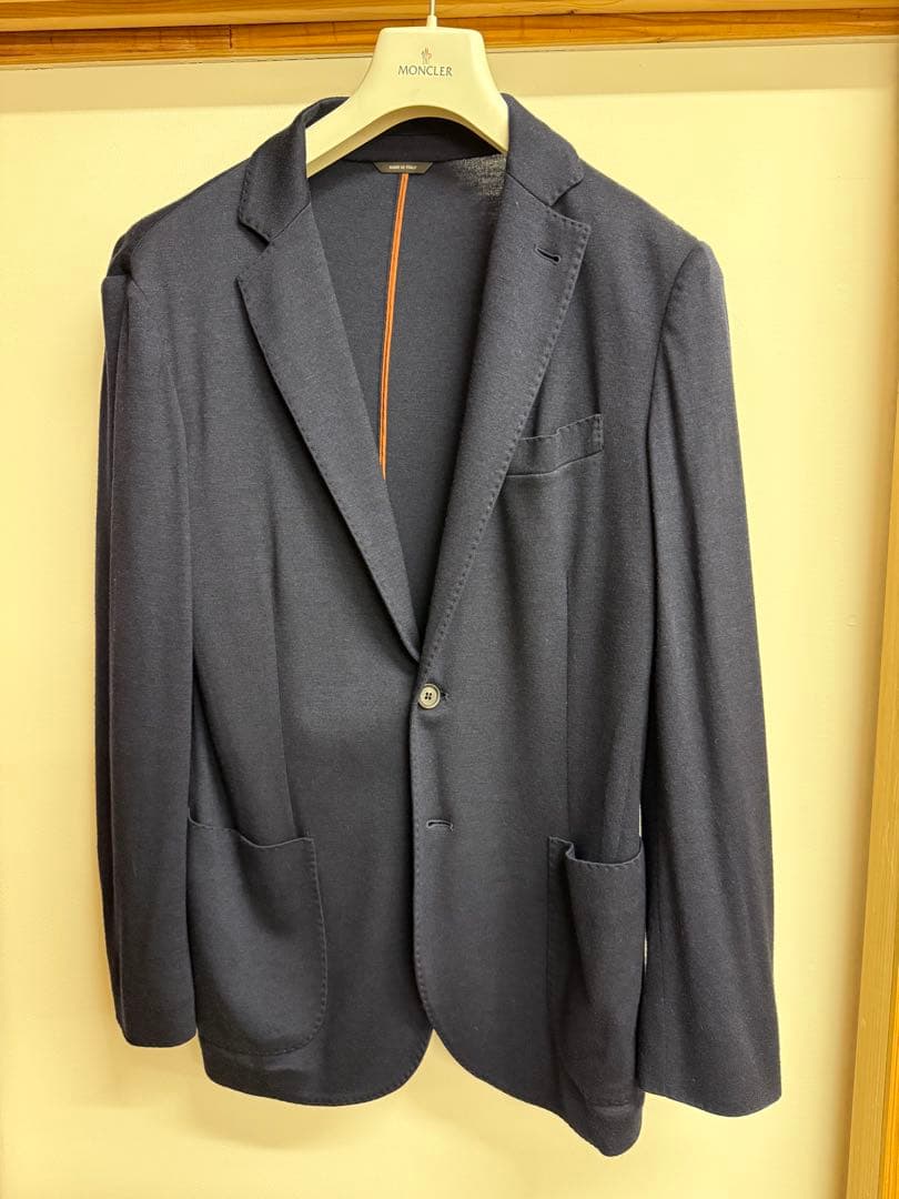 ロロピアーナ　カシミヤジャケット　ネイビー　48