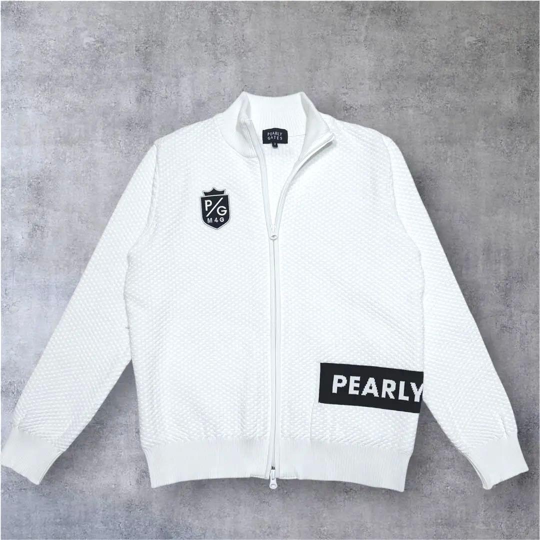 美品✨PEARLY GATES ホワイト ジャケット サイズ2 レディース 希少