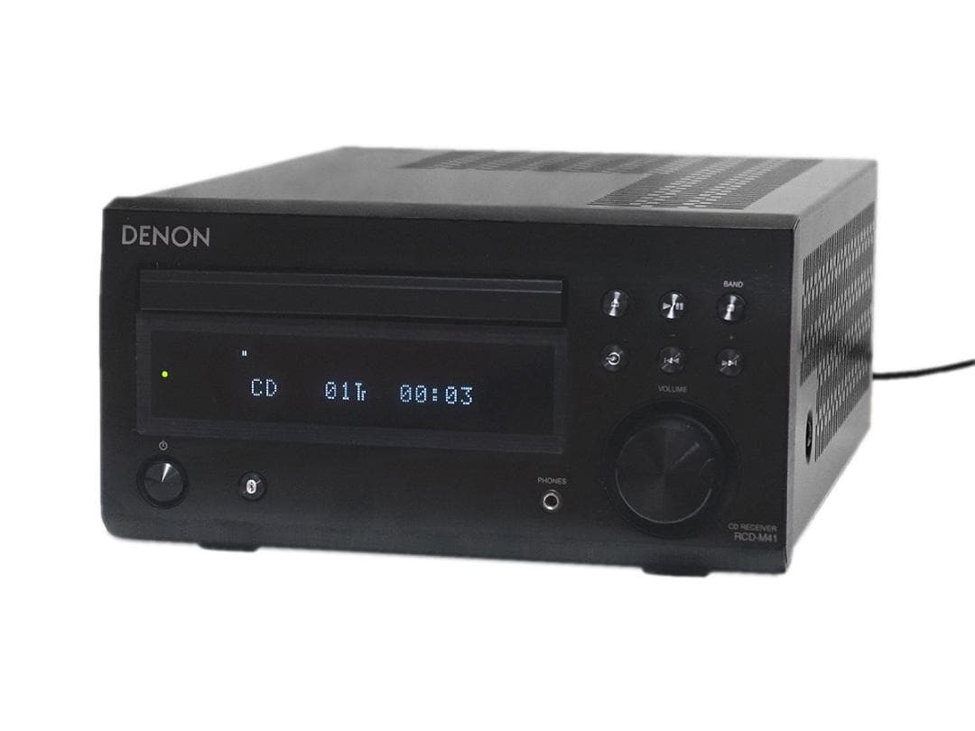 DENON デノン RCD-M41 CDレシーバー ブラック 2019年 動作品