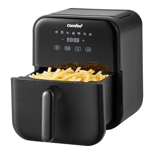 Comfee' ノンフライヤー 4L 大容量 ノンオイル 電気 エアフ_corg