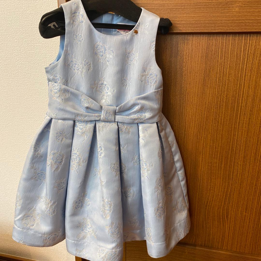 《お値下げ》ケイトスペードニューヨーク　水色ドレス　発表会　卒園　入学式