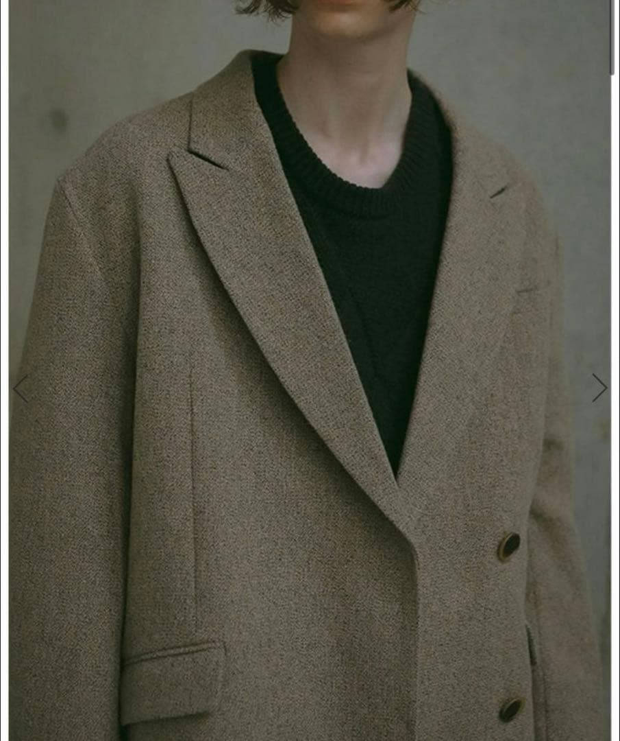 ETRE TOKYO エトレトウキョウ ピークドラペルウールジャケット