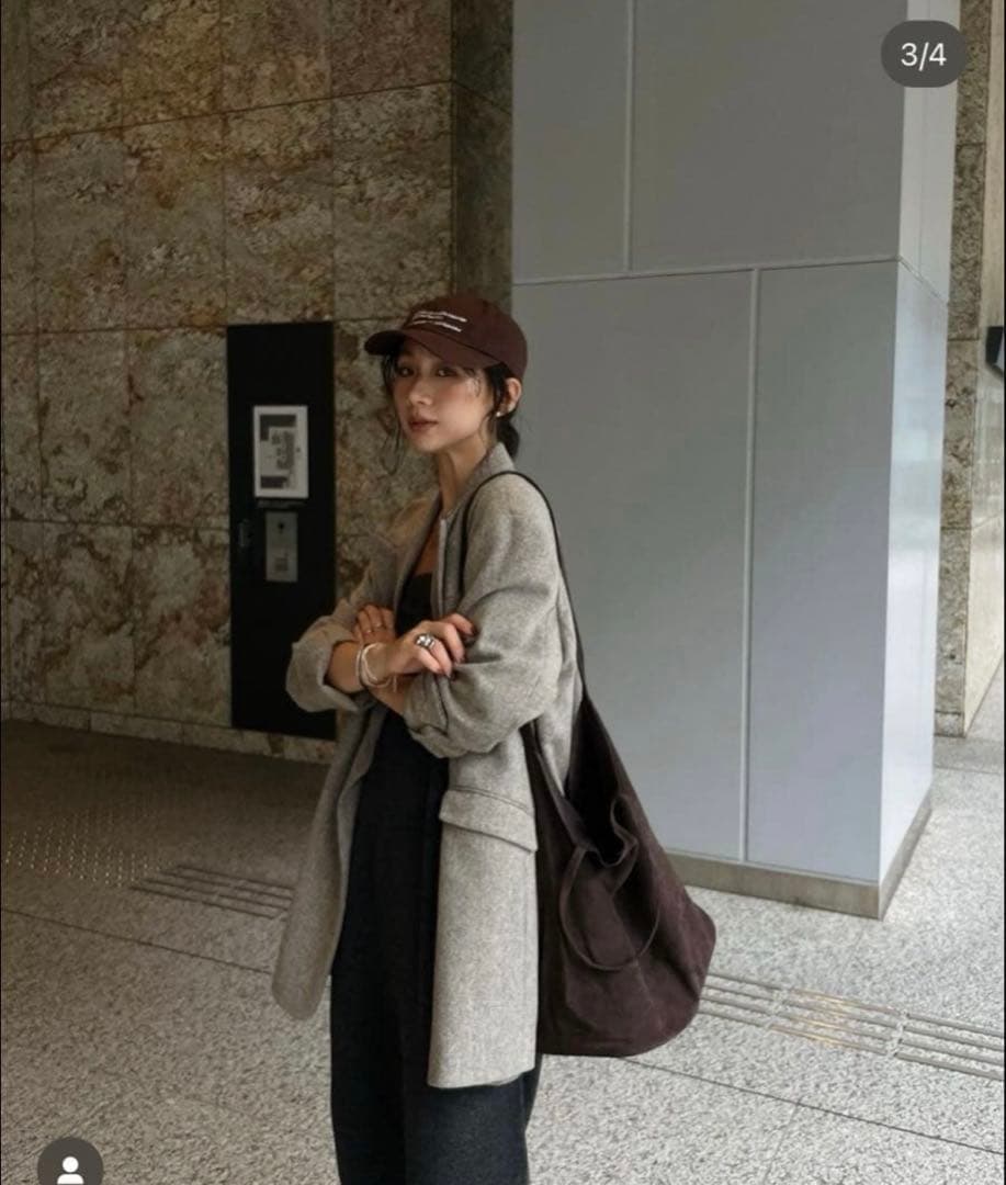 ETRE TOKYO エトレトウキョウ ピークドラペルウールジャケット