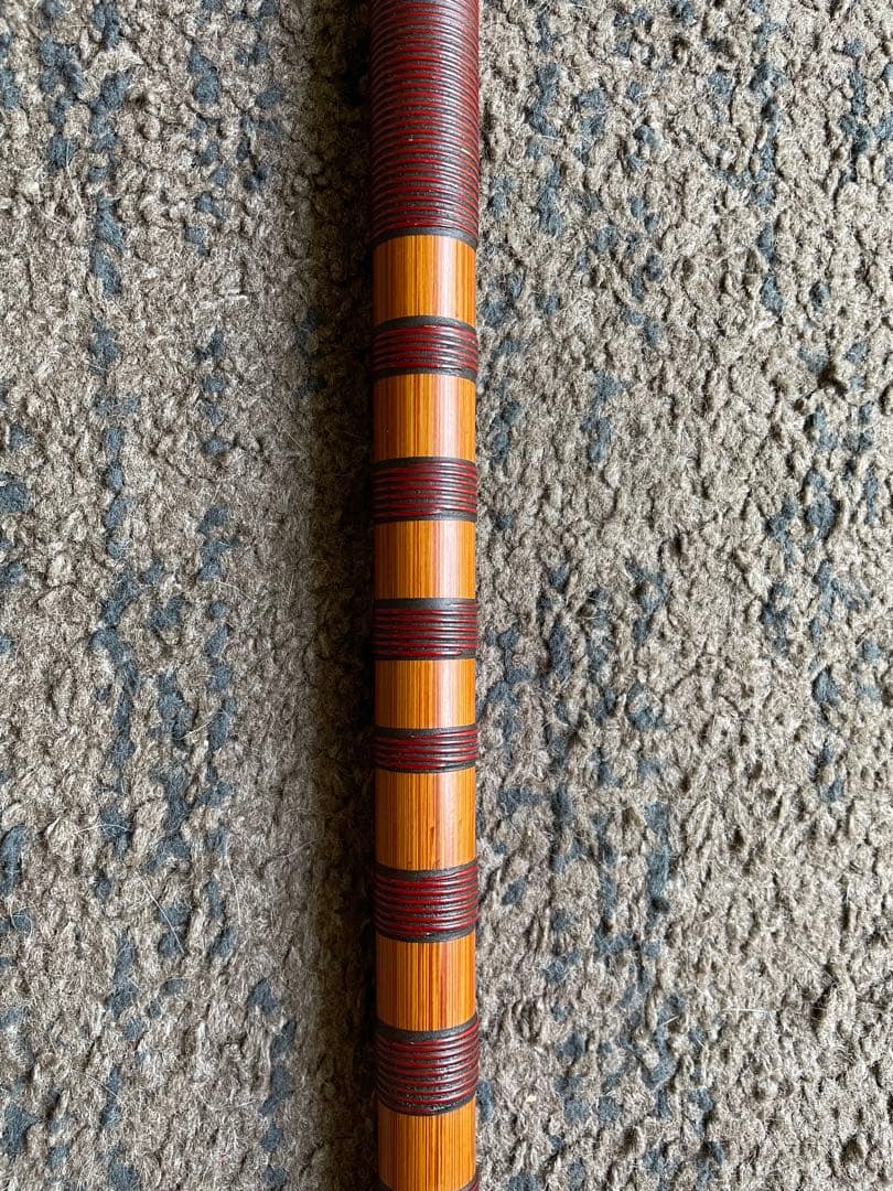 篠笛　蘭情管　唄用（ドレミ）朱総藤巻 七本調子