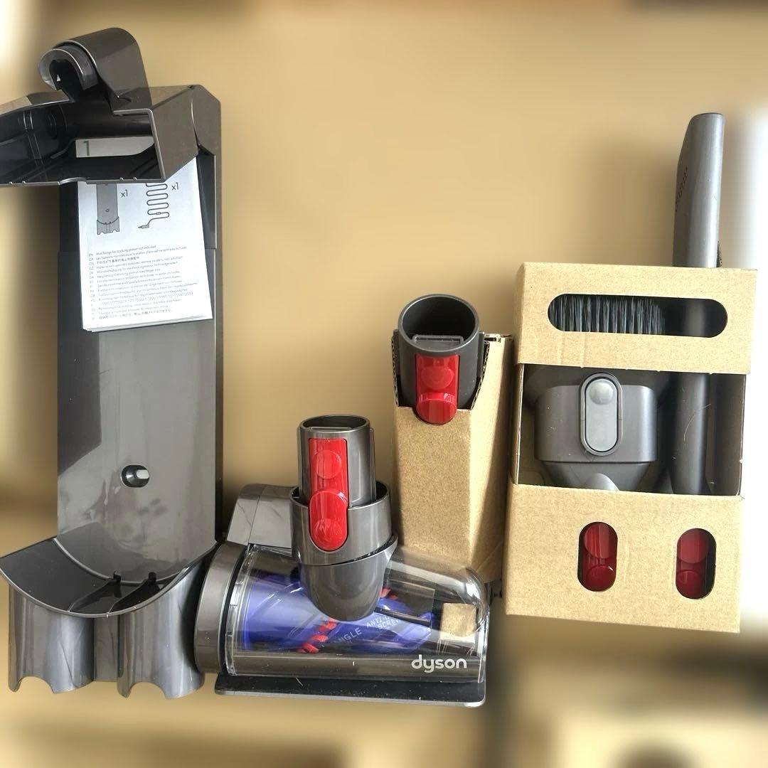 ダイソンV8 SV25 専用付属パーツ5点+取扱説明書+専用箱他