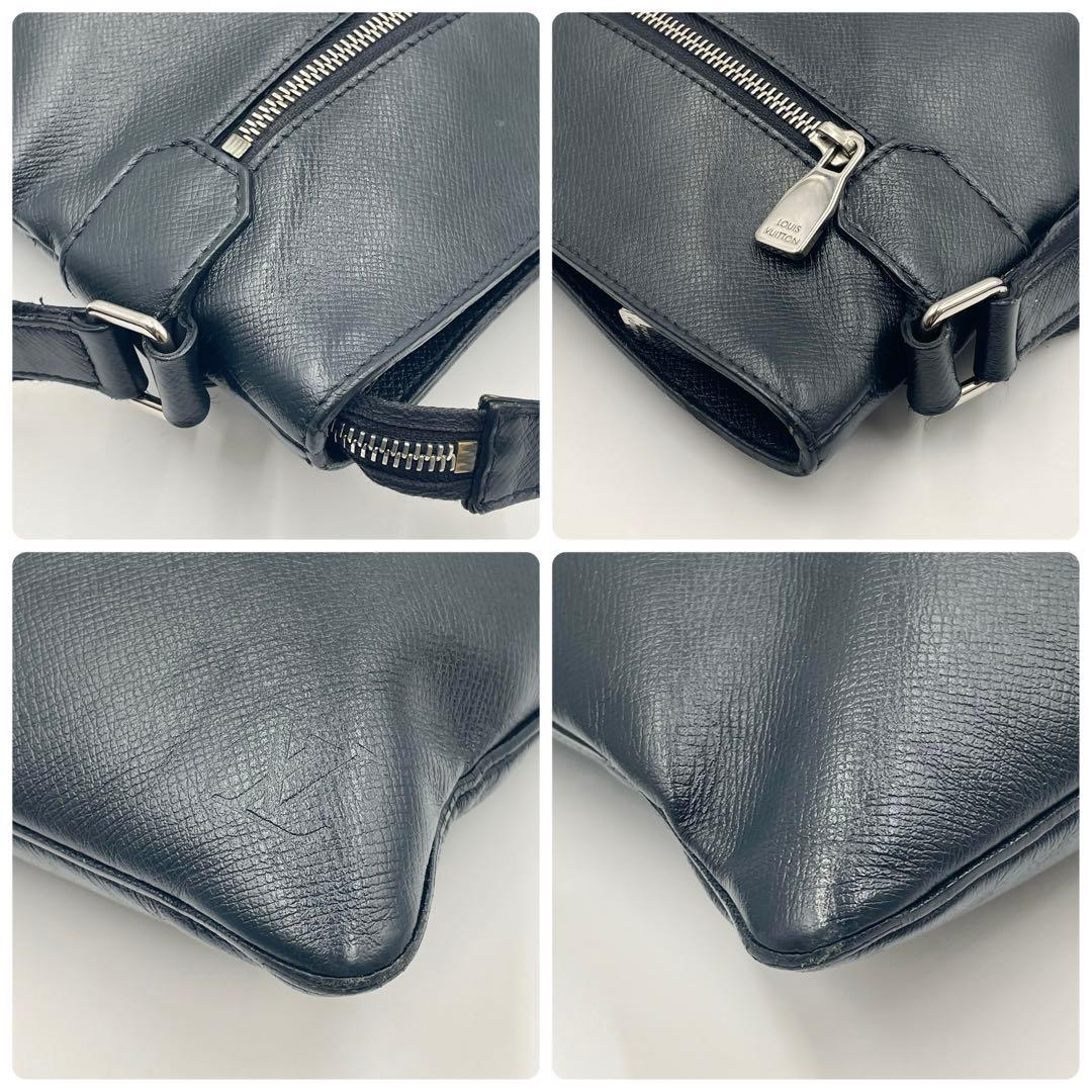 【極美品】ルイヴィトン タイガ サシャ ショルダーバッグ クロスボディ ブラック