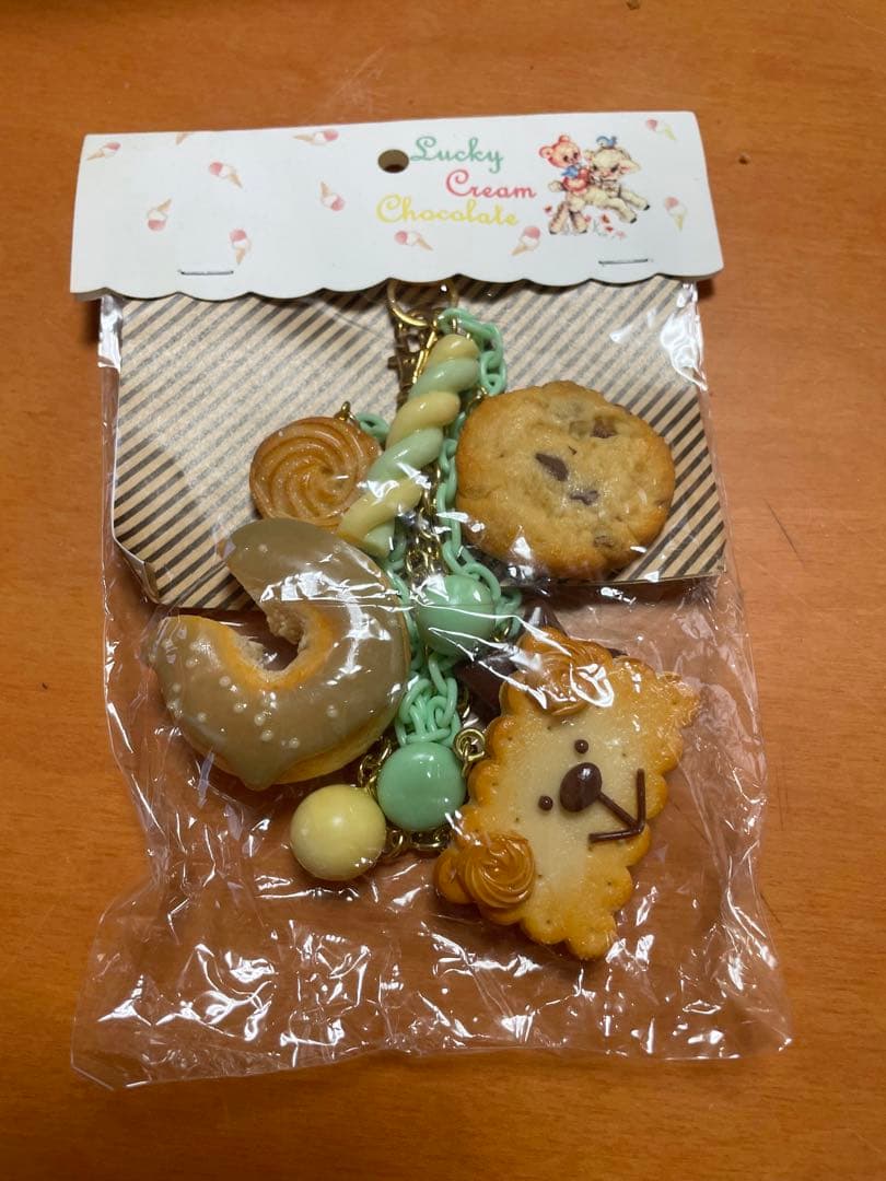 Lucky Cream Chocolate様　くまちゃんクッキーのバッグチャーム