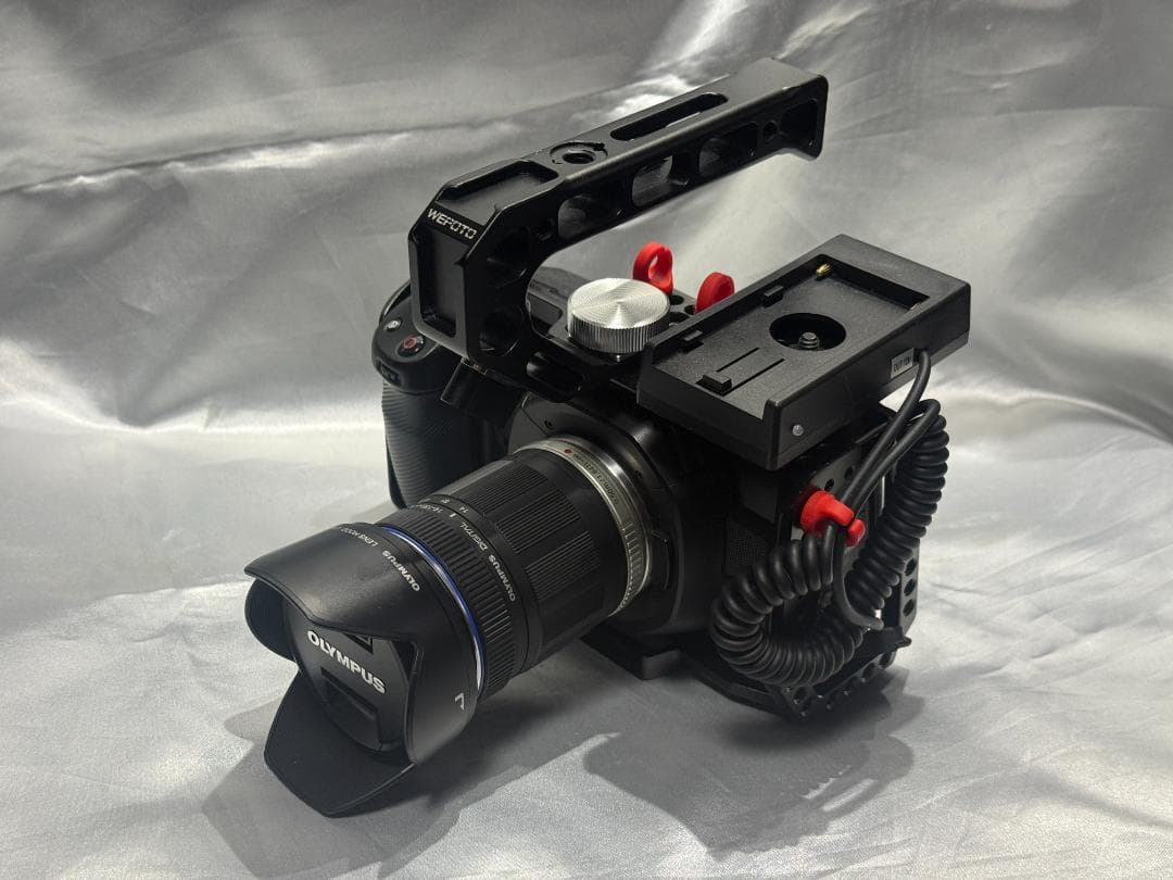 BMPCC4K（Olympusズームレンズ付き）