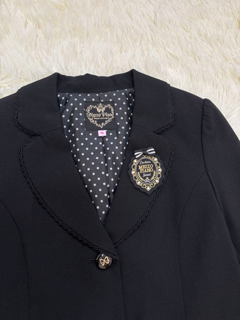 ✨極美品✨mezzo piano メゾピアノ　女の子用フォーマルスーツ 160