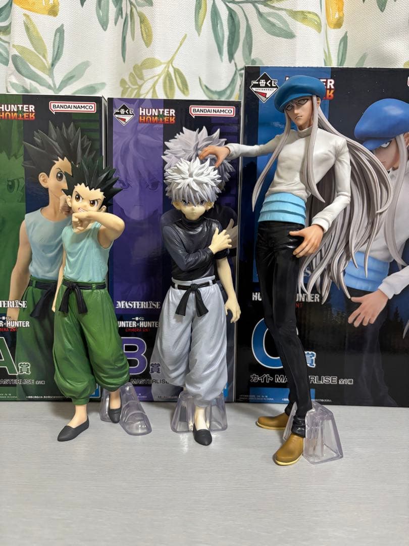 HUNTER×HUNTER 一番くじ　キルア　ゴン　カイト　フィギュア