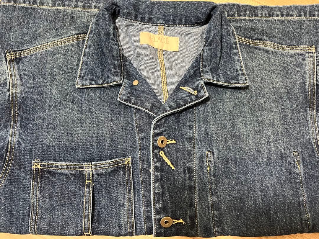 マヌカハニー plage coverall デニムカバーオール38