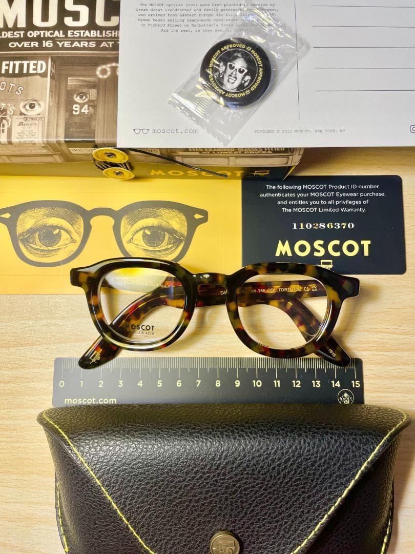 ほぼ新品 MOSCOT DAHVEN 44 TORTOISE 正規品