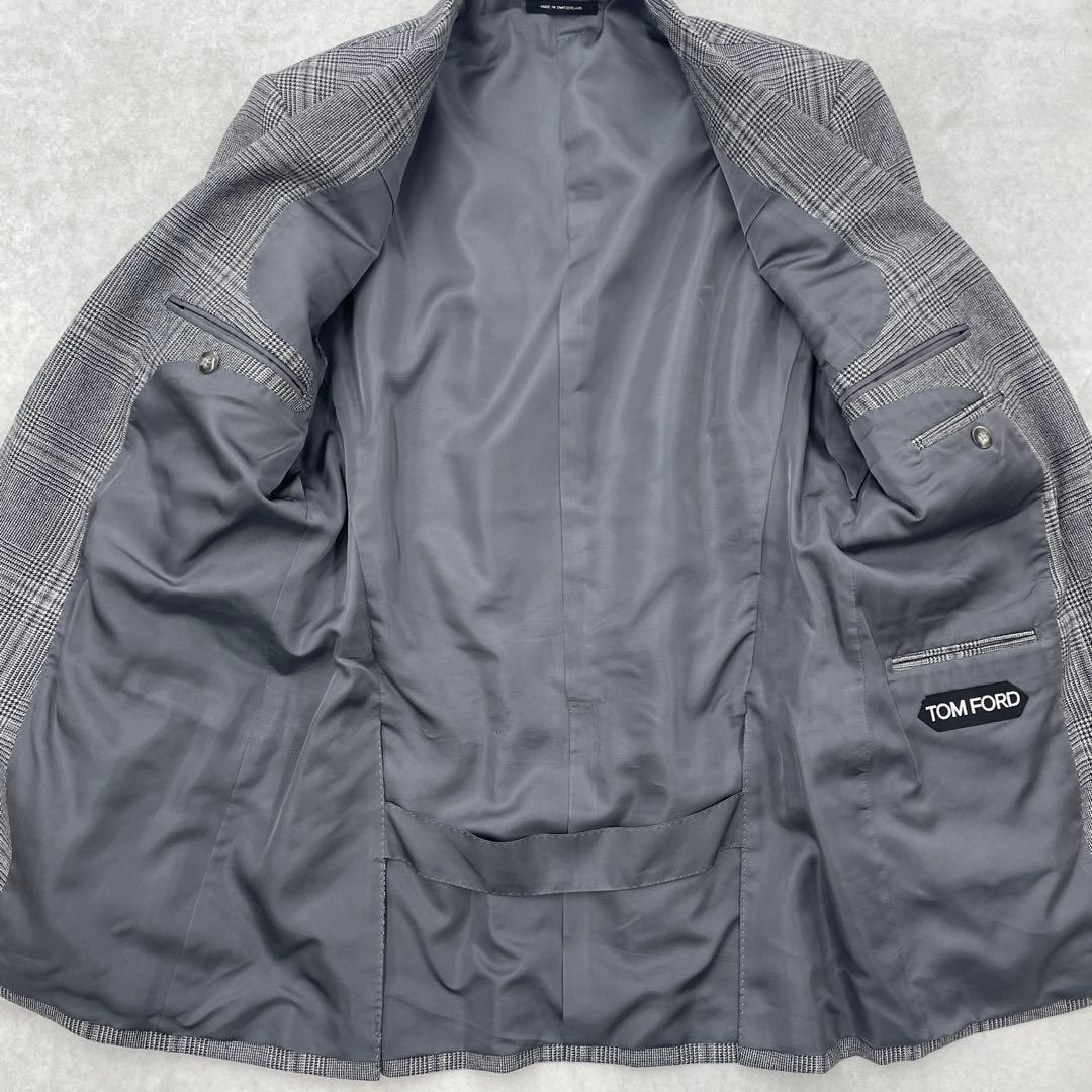 L*9様 TOM FORD FIT-Y 3ピース グレンチェック 純正ハンガー付