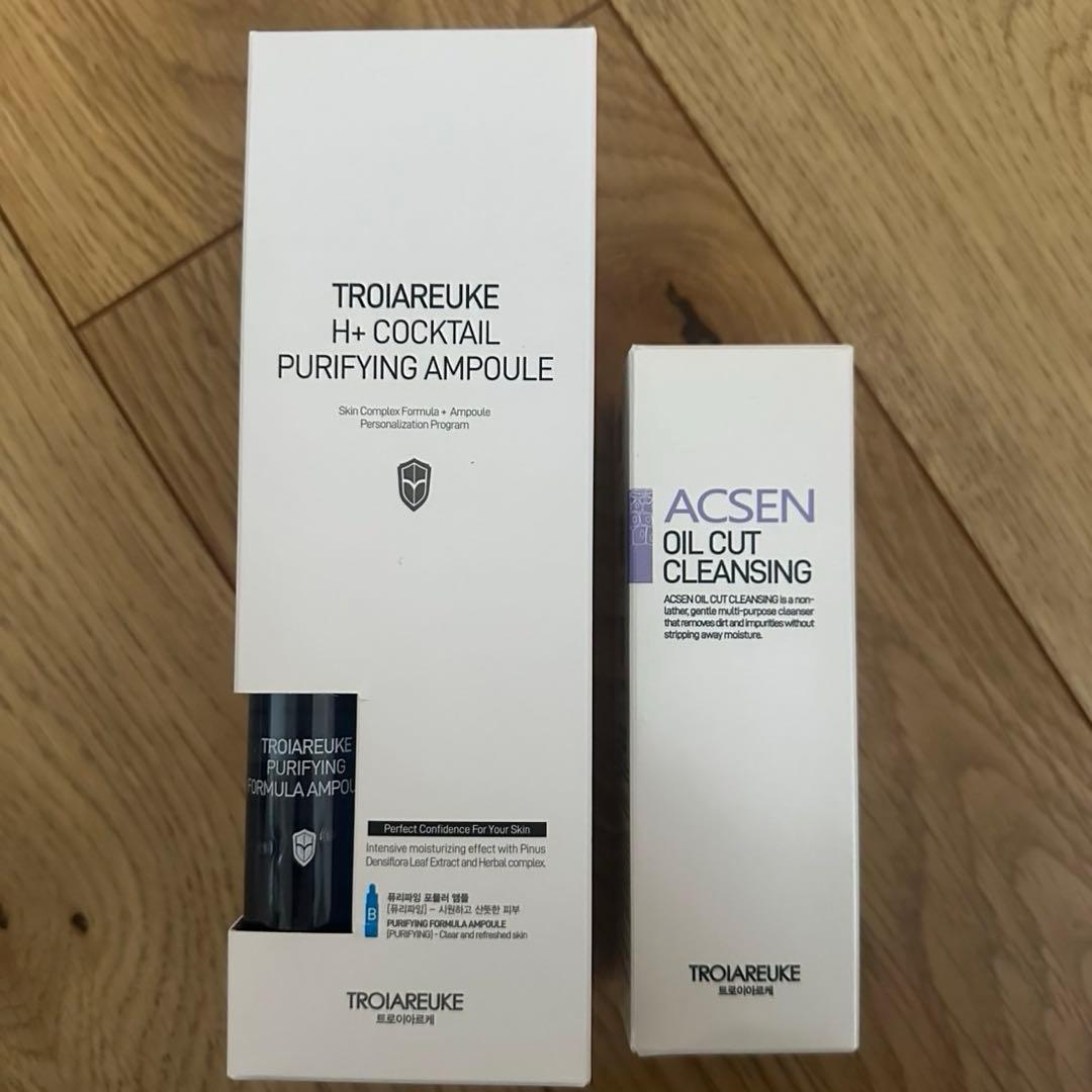 トロイアルケ　化粧水　オイルカットクレンジング