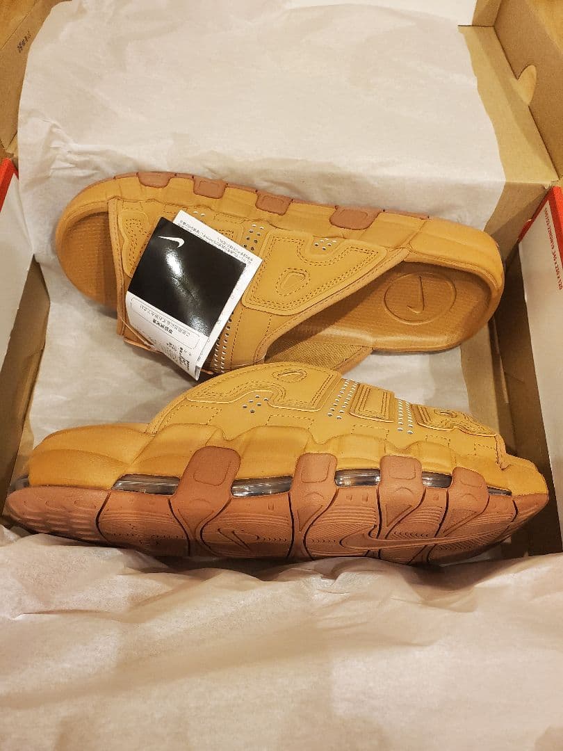 【送料込み】ナイキ エアモアアップテンポ スライド フラックス　29.0cm