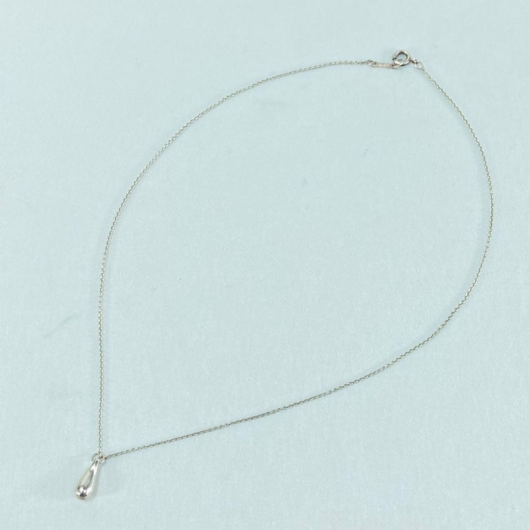 【美品】Tiffanyティファニー　ネックレス　ティアドロップ　エルサペレッティ