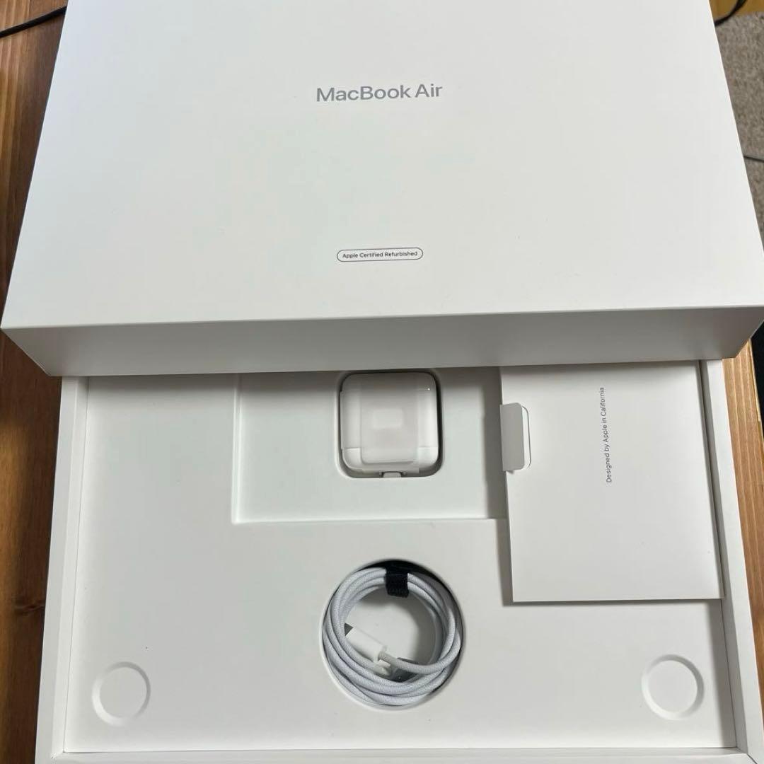 【美品】MacBook Air M2/8GB/512GB/JISキー/100%