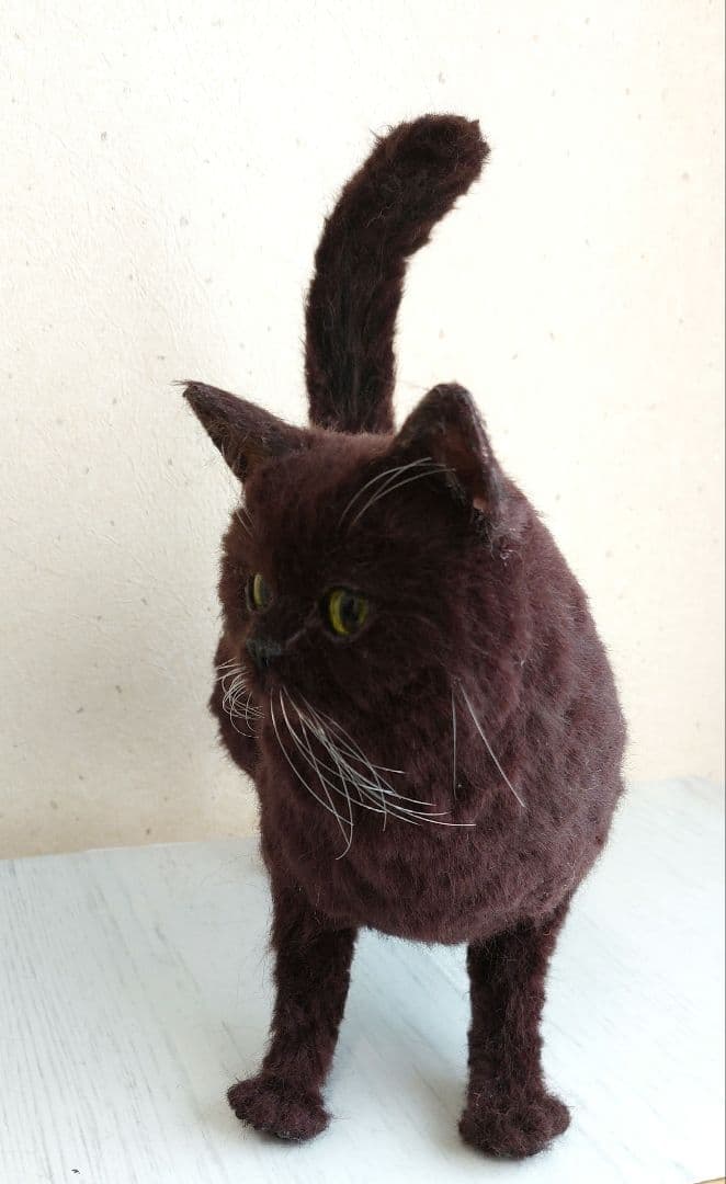 羊毛フェルト　猫(黒猫)