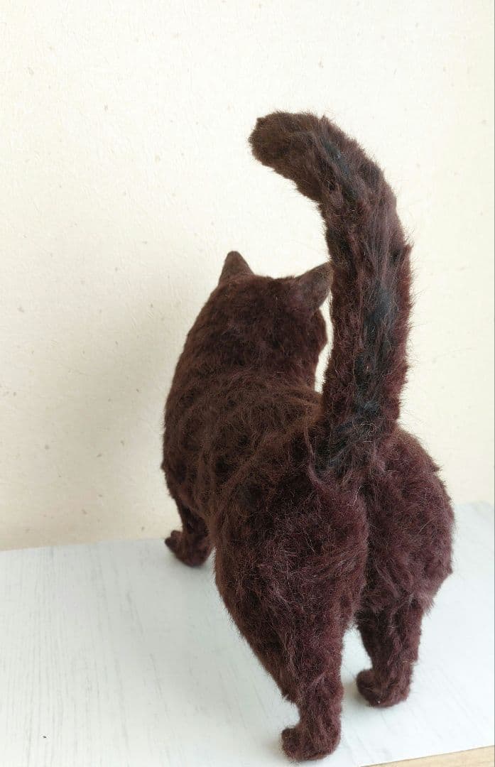 羊毛フェルト　猫(黒猫)