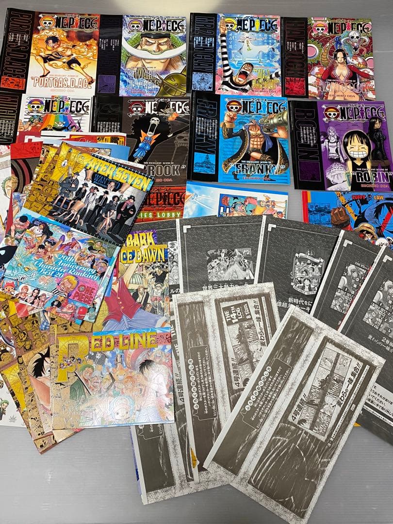 ワンピース　総集編　付録まとめ売り　オリジナルブックカバーなど