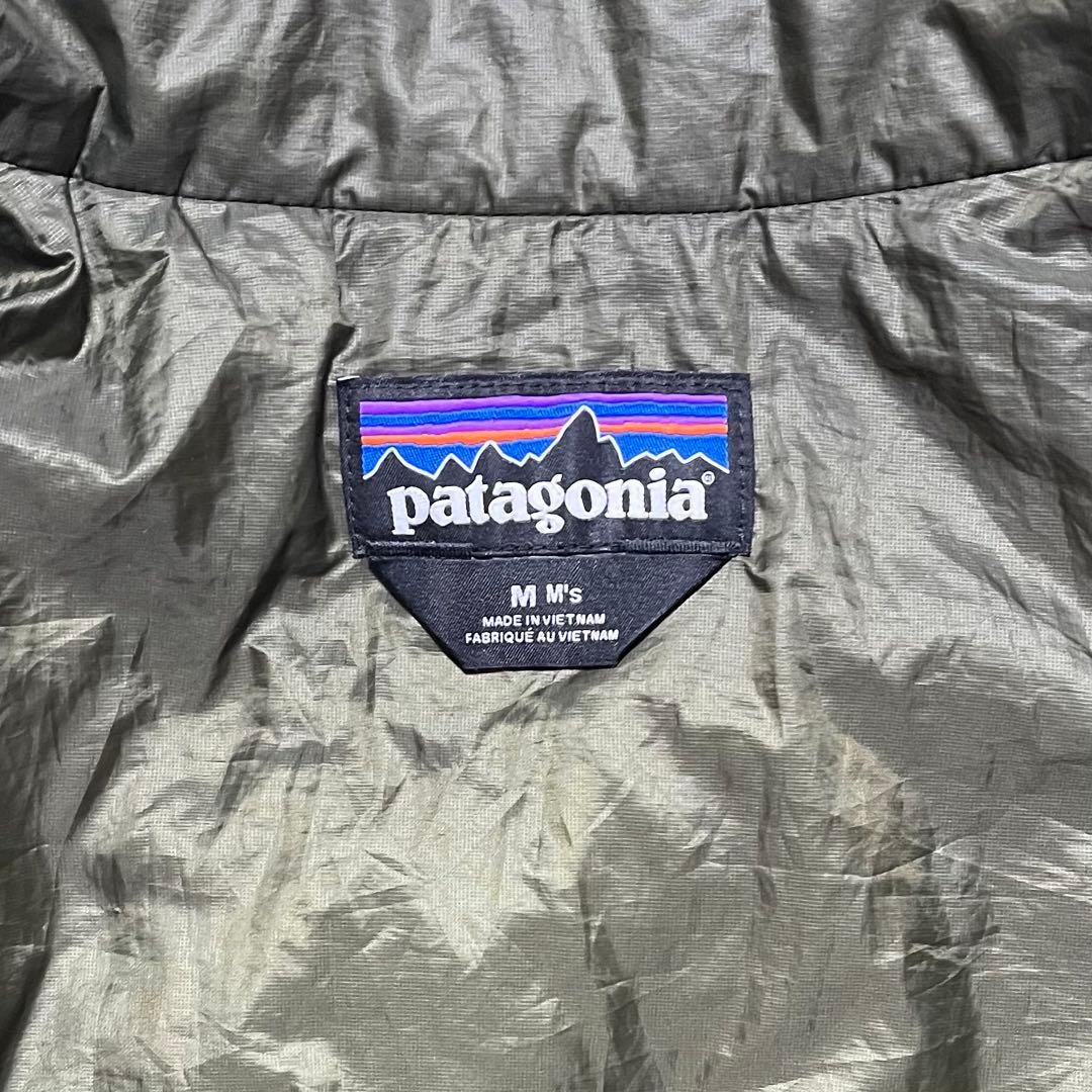 【美品】パタゴニア ナノパフジャケット ベイシングリーン オリーブ プリマロフト