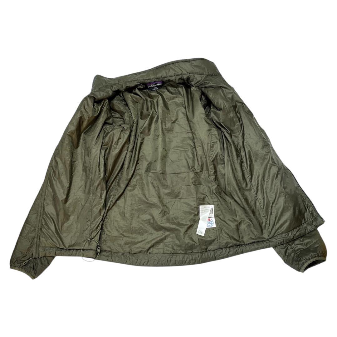 【美品】パタゴニア ナノパフジャケット ベイシングリーン オリーブ プリマロフト