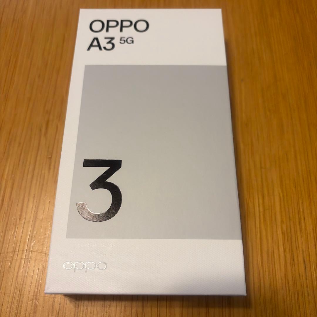 【新品未使用未開封】OPPO A3 5G パープル
