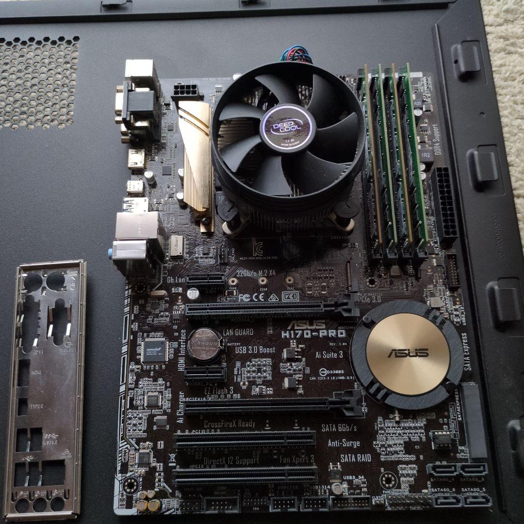 ASUS H170-PRO マザーボード Intel i7-6700 16GB