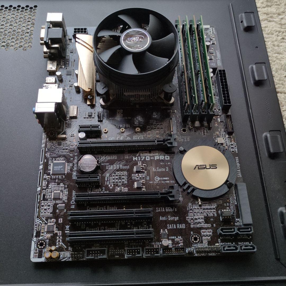 ASUS H170-PRO マザーボード Intel i7-6700 16GB