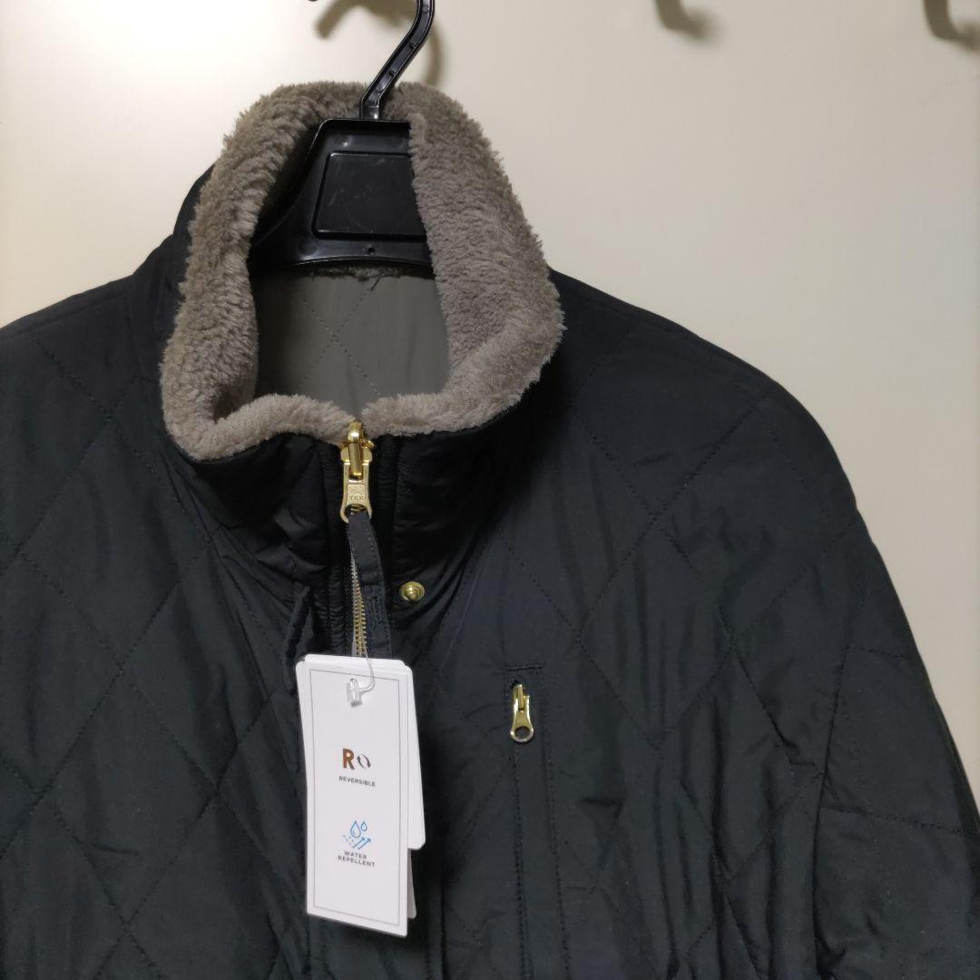 新品未使用　グローバルワーク　リバーシブルキルトブルゾン モカМ最終値下げ