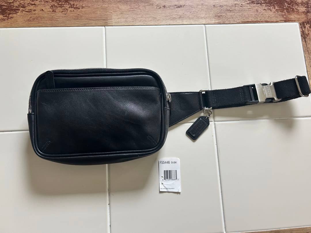 オールドコーチ　FS5446 レザー　ブラウン　ウエストバック　ウエストポーチ