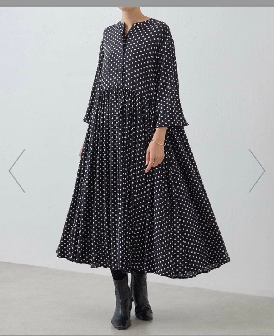 BEARDSLEY ビアグリード水玉　ドットワンピース
