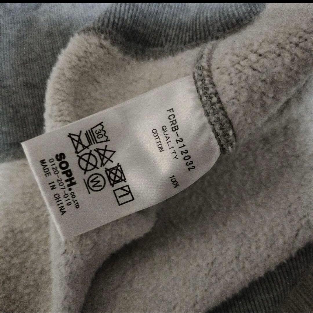 21aw fcrb「SMALL LOGO CREWNECK SWEAT」XL 灰