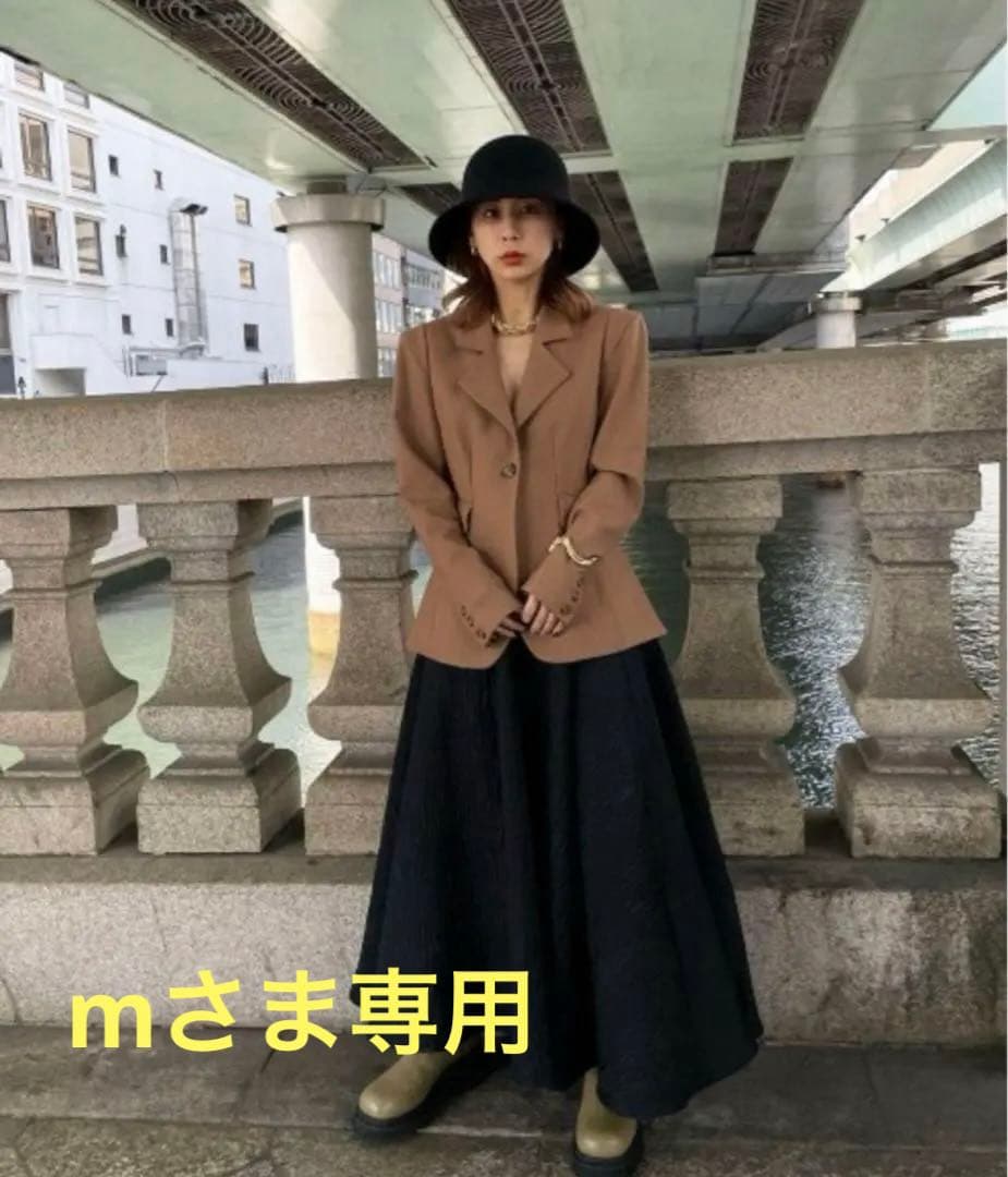 試着のみ　アメリ　ジャケット　WAIST SHAPE FLARE JACKET
