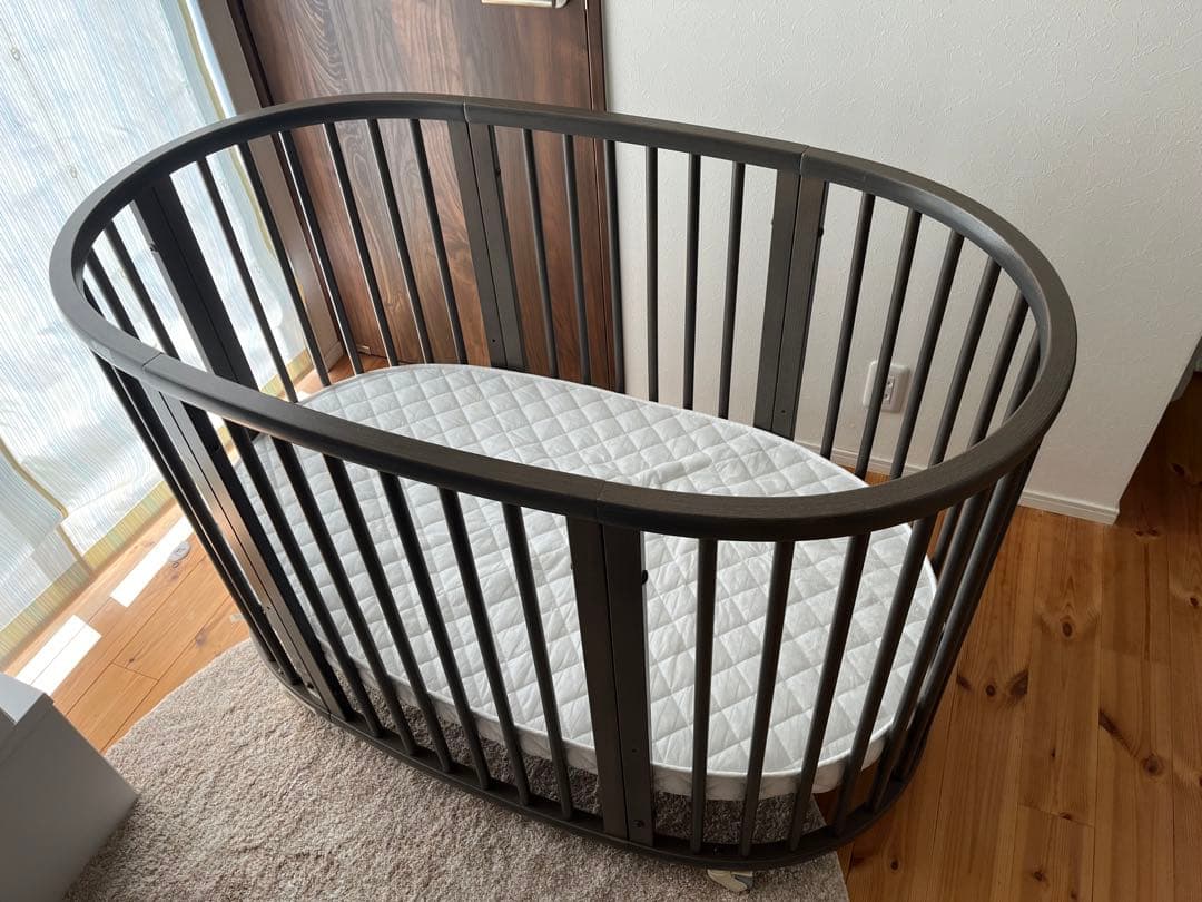 ベビーベッド　ストッケ Stokke Sleepi Bed Hazy Gray