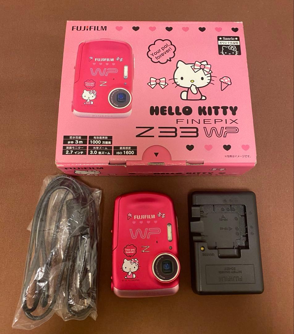 【希少美品】FUJIFILM Z33 WP ハローキティー サンリオ　動作確認済