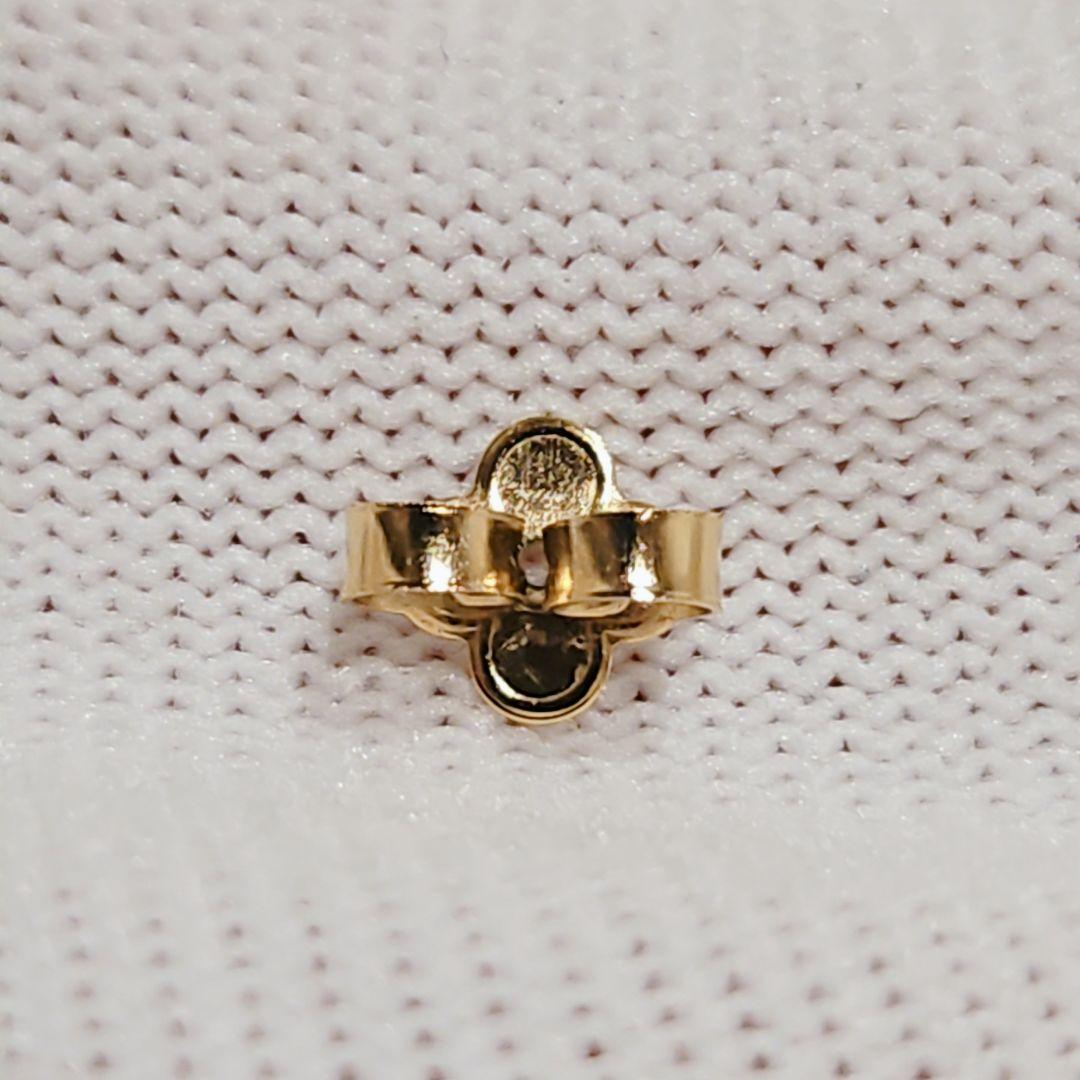 美品 ルイヴィトン ピアス LVロゴ ゴールド M00610 金