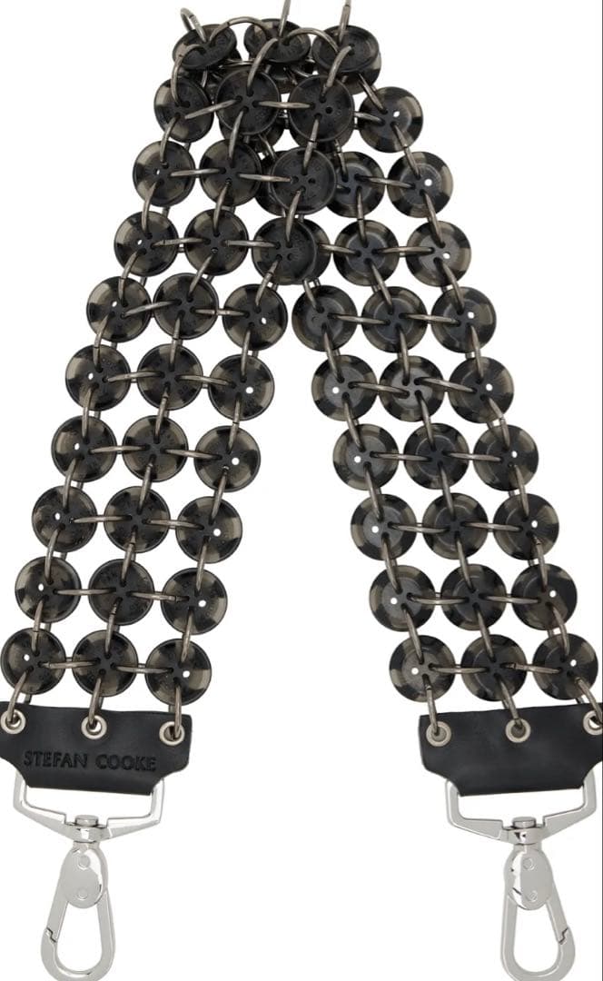 Stefan Cooke ボタンストラップ キーチェーン BLACK