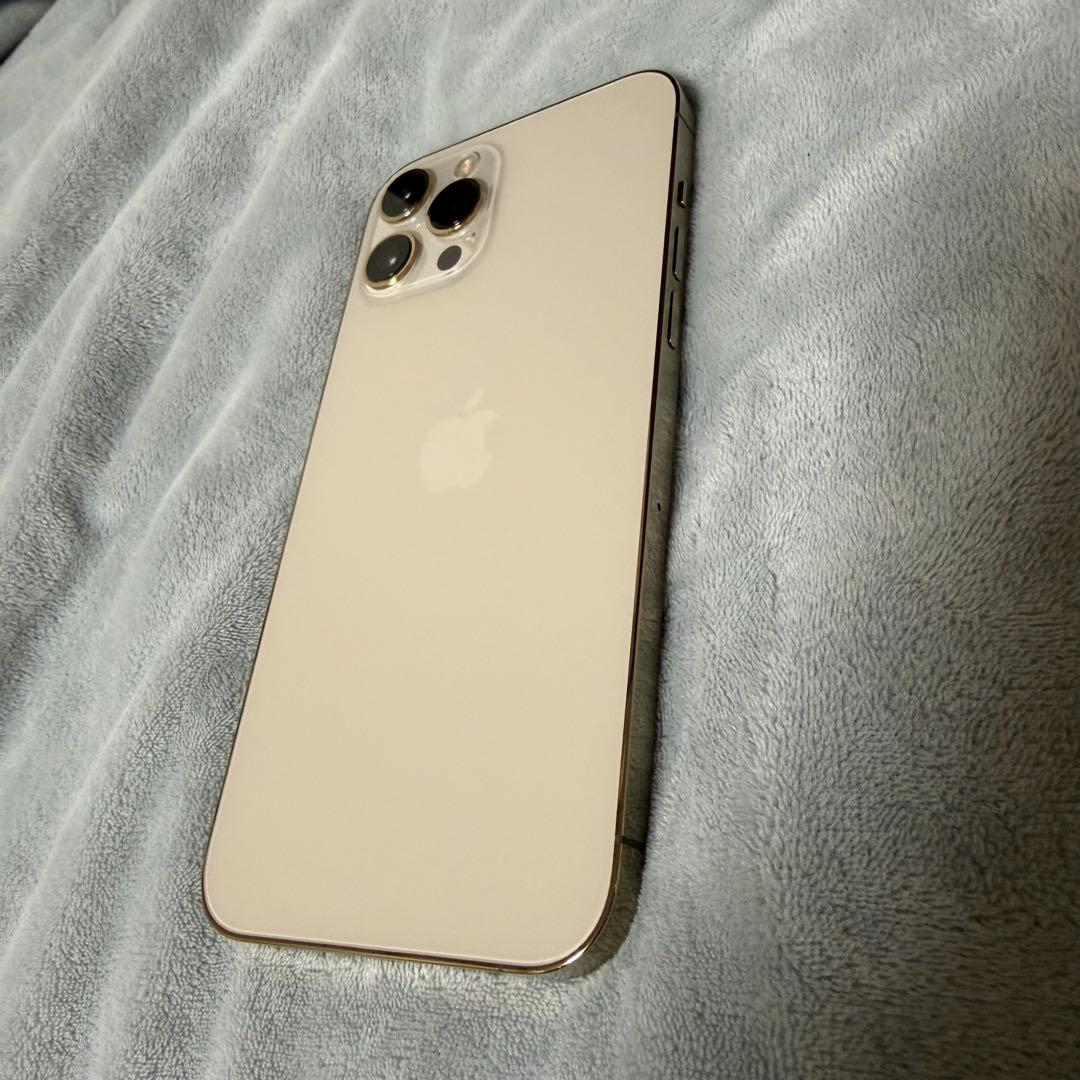 【美品】iPhone12Promax ゴールド SIMフリー
