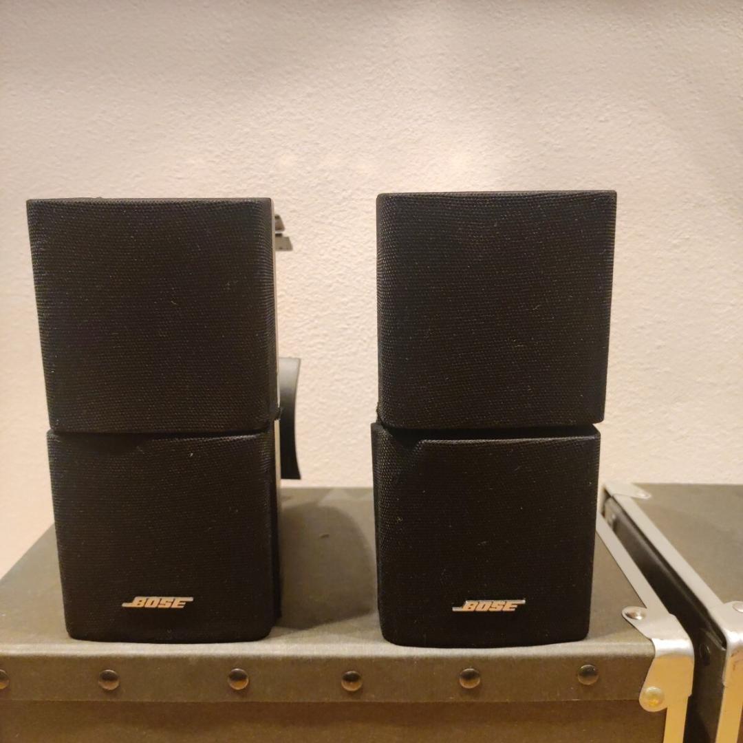 BOSE キューブスピーカー ペア 壁掛けブラケット付 ブラック
