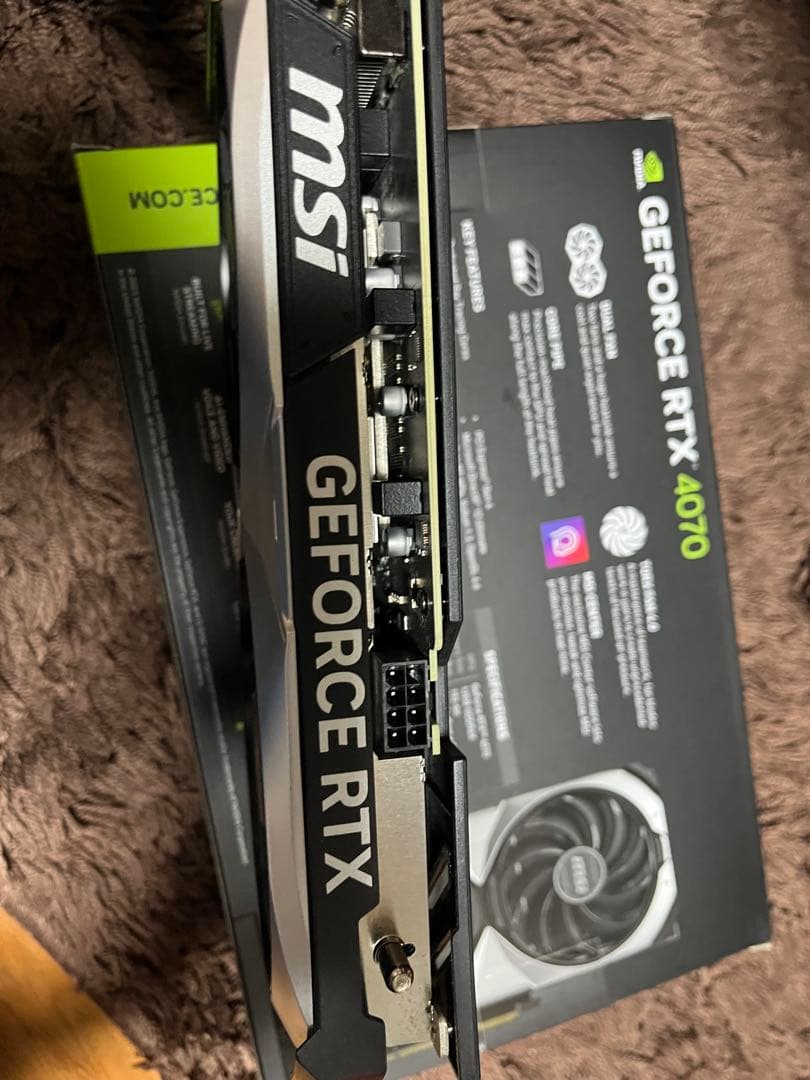 グラフィックボード・グラボ・ビデオカード MSI GeForce RTX 4070 VENTUS 2X E 12G