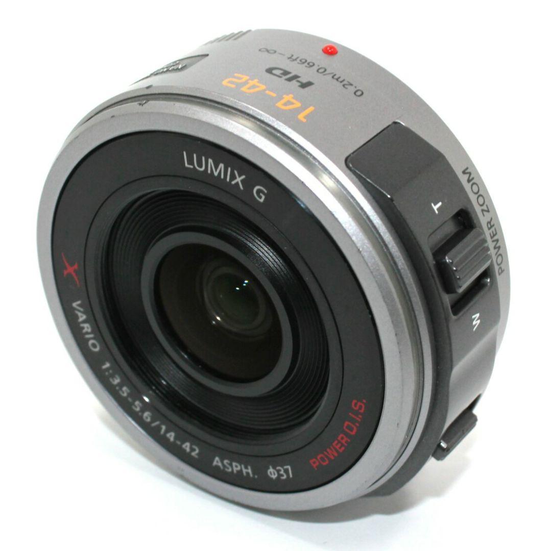 Panasonic LUMIX G 14-42mm PZ ズームレンズ シルバー