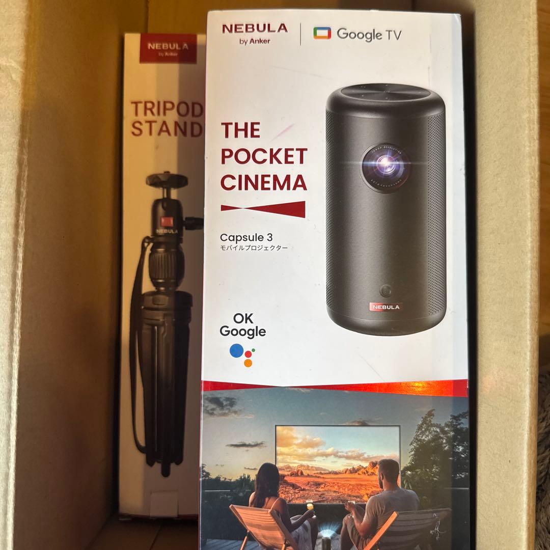 Anker Nebula Capsule 3 メーカー保証残あり 箱・三脚付き