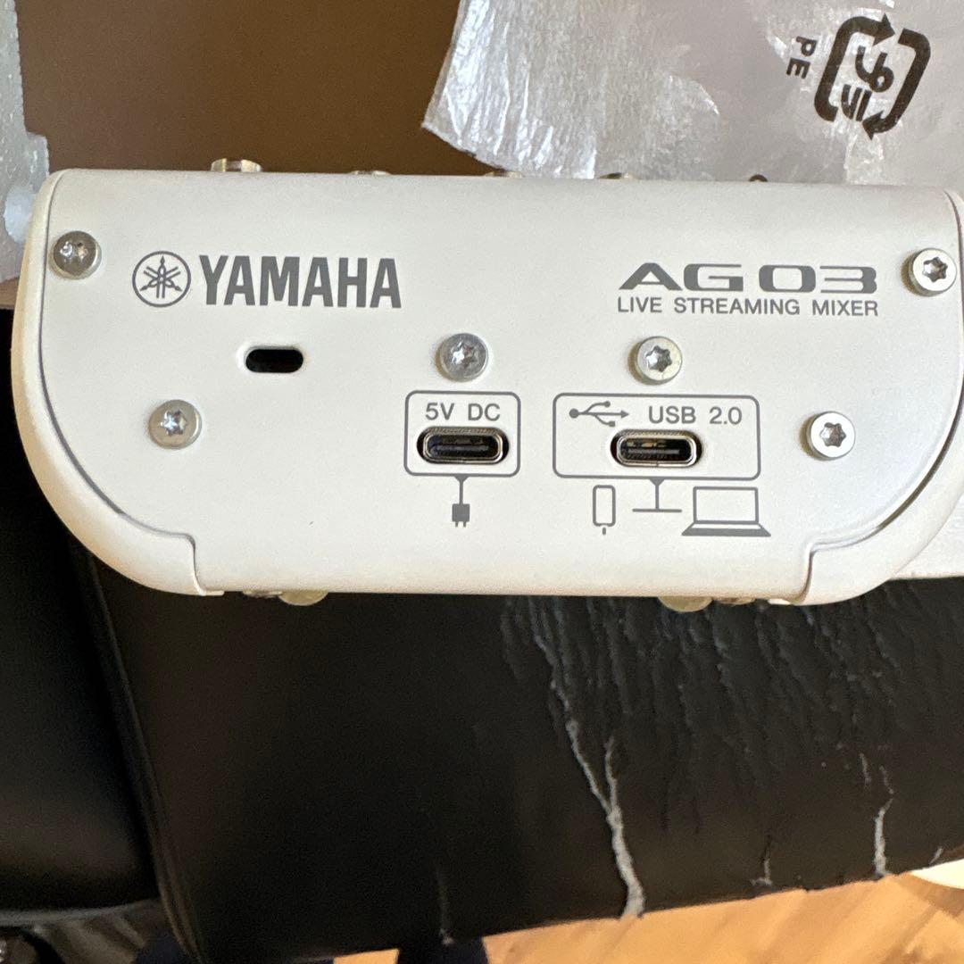 【ねっこ】Yamaha AG03 MK2 オーディオミキサーイヤホンジャッ