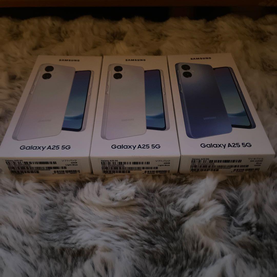 Samsung Galaxy A25 5G 新品 3台セット